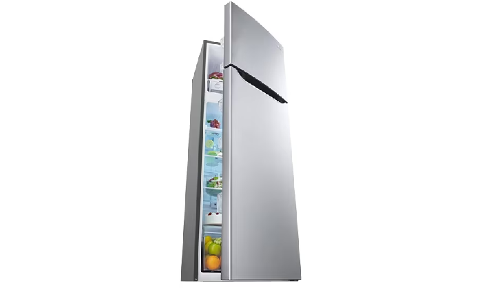 LG-Refrigerator 260L-Shiny Steel Front